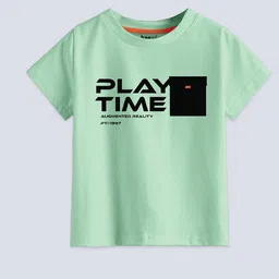 BAESD Boys Pack Of 2 Printed Pure Cotton T-shirts image 4