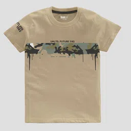 BAESD Boys Pack Of 3 Printed Pure Cotton T-shirts image 2