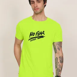 Leotude Men Pack Of 2 Typography Printed Round Neck Oversized T-shirts image 4