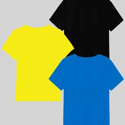 KUCHIPOO Boys Pack Of 3 Printed Cotton T-shirt image 4