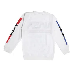 earth conscious Boys Typography Printed Long Sleeves T-shirt image 2