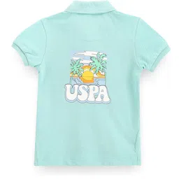 U.S. Polo Assn. Kids Boys Polo Collar Pure Cotton T-shirt image 2