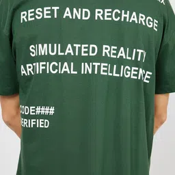 Styli Slogan Placement Print Oversized T-Shirt image 2