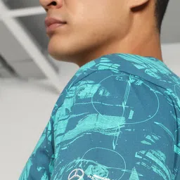 PUMA Motorsport Mercedes-AMG Petronas Statement Printed Cotton T-shirt image 2