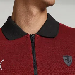 PUMA Motorsport Scuderia Ferrari Style 2 Tone Polo T-shirt image 5