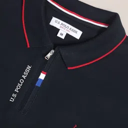 U.S. Polo Assn. Polo Collar Slim Fit Pure Cotton T-shirt image 2