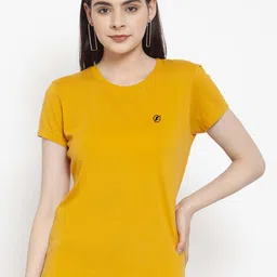 Friskers Pack Of 2 Slim Fit Round Neck Short Sleeves Cotton T-shirts image 2