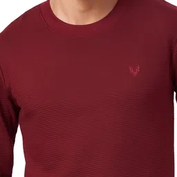 ZU Self Design Pure Cotton Pullover Sweatshirt image 2