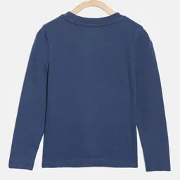 DIXCY SCOTT Boys Typography Printed With Round Neck Full Sleeves Tshirt image 3