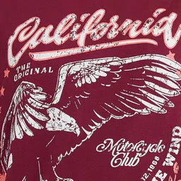 Styli Women California Eagle Printed Oversized Longline T-shirt image 3