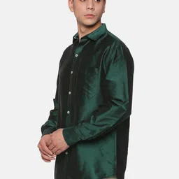 Sethukrishna Men Green Standard Casual Shirt image 4