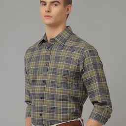 Aldeno Comfort Tartan Checked Cotton Casual Shirt image 3