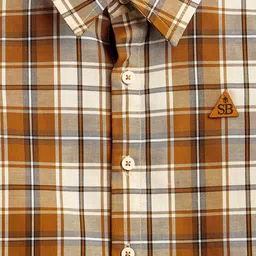 Stylo Bug Boys Slim Fit Tartan Checks Opaque Checked Casual Shirt image 2