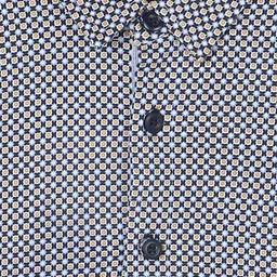 Nauti Nati Boys Standard Geometric Printed Roll Up Sleeves Pure Cotton Casual Shirt image 4