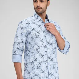 Parx Men Slim Fit Floral Opaque Printed Casual Shirt image 3