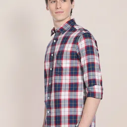 U.S. Polo Assn. Tartan Checks Pure Cotton Casual Shirt image 3