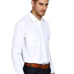 Shaftesbury London Classic Spread Collar Slim Fit Cotton Formal Shirt image 2