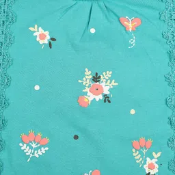 V-Mart Girls Conversational Printed Lace Up Cotton Top image 3