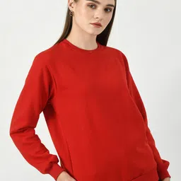 BAESD Round Neck Fleece Pullover Sweatshirt image 3