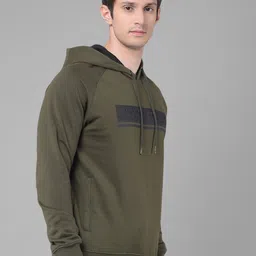 Force NXT Typography Printed Hooded Cotton Sweatshirt image 4