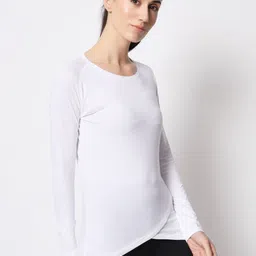 appulse Raglan Sleeves Bottom Crossover Cotton Sports Tshirt image 3
