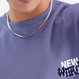 MISCHIEF MONKEY Typography Printed Cotton T-shirt image 5