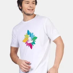 Greylongg Graphic Printed Round Neck Casual T-shirt image 5