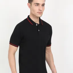 Masculino Latino Plus Polo Collar Cotton T-shirt image 5
