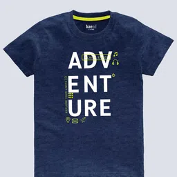 BAESD Boys Pack Of 2 Typography Printed T-shirt image 4