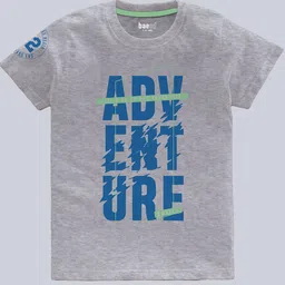 BAESD Boys Pack Of 2 Typography Printed Cotton T-shirt image 5