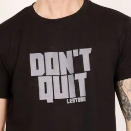 Leotude Men Pack Of 2 Typography Printed Round Neck T-shirts image 4