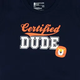Bodycare Boys Typography Printed Applique T-shirt image 3
