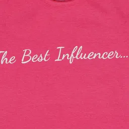 Bodycare Girls Typography Printed Applique T-shirt image 3