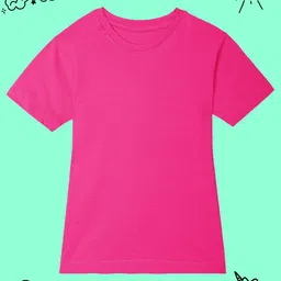 BAESD Girls Pack of 2 Round Neck Short Sleeves T-shirt image 3
