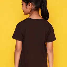 NUSYL Girls Graphic Printed  T-shirt image 3