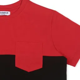 Provogue Boys Colourblocked Pockets T-shirt image 4