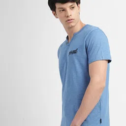 Jack & Jones Men Slim Fit Cotton T-shirt image 5