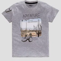 BAESD Boys Pack Of 2 Printed Pure Cotton T-shirts image 4