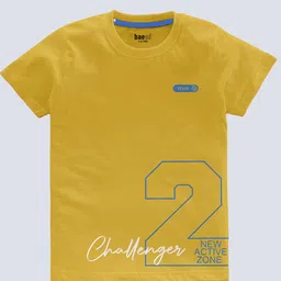 BAESD Boys Pack Of 5 Typography Printed T-Shirt image 4