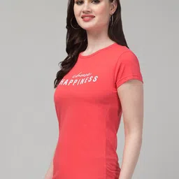 Trend Level Typography Printed Pure Cotton T-shirt image 5