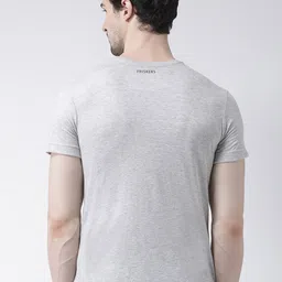 Friskers Pack Of 2 Slim Fit Cotton T-shirt image 3