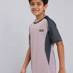 Technosport Boys Colourblocked Antimicrobial Slim Fit Sports T-shirt image 4