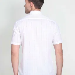 Arrow Short Sleeves Patch Pocket Checked Formal Shirt image 3