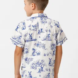 KATE & OSCAR Boys Smart Conversational Printed Cotton Casual Shirt image 5