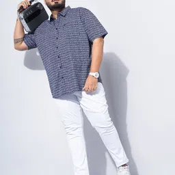 Hardsoda by The Indian Garage Co Geometric Printed Casual Shirt image 2