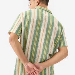 The Souled Store Striped Cotton Casual Shirt image 4