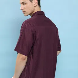 HIGHLANDER Spread Collar Oversized Casual Shirt image 4