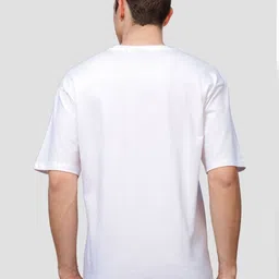 ADRO Men Graphic Printed Round Neck Cotton Oversized T-Shirt image 4