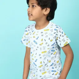 V-Mart Boys Printed Cotton T-shirt image 3