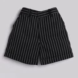 Jeetethnics Boys Black & White Shirt & Shorts With Suspenders image 4